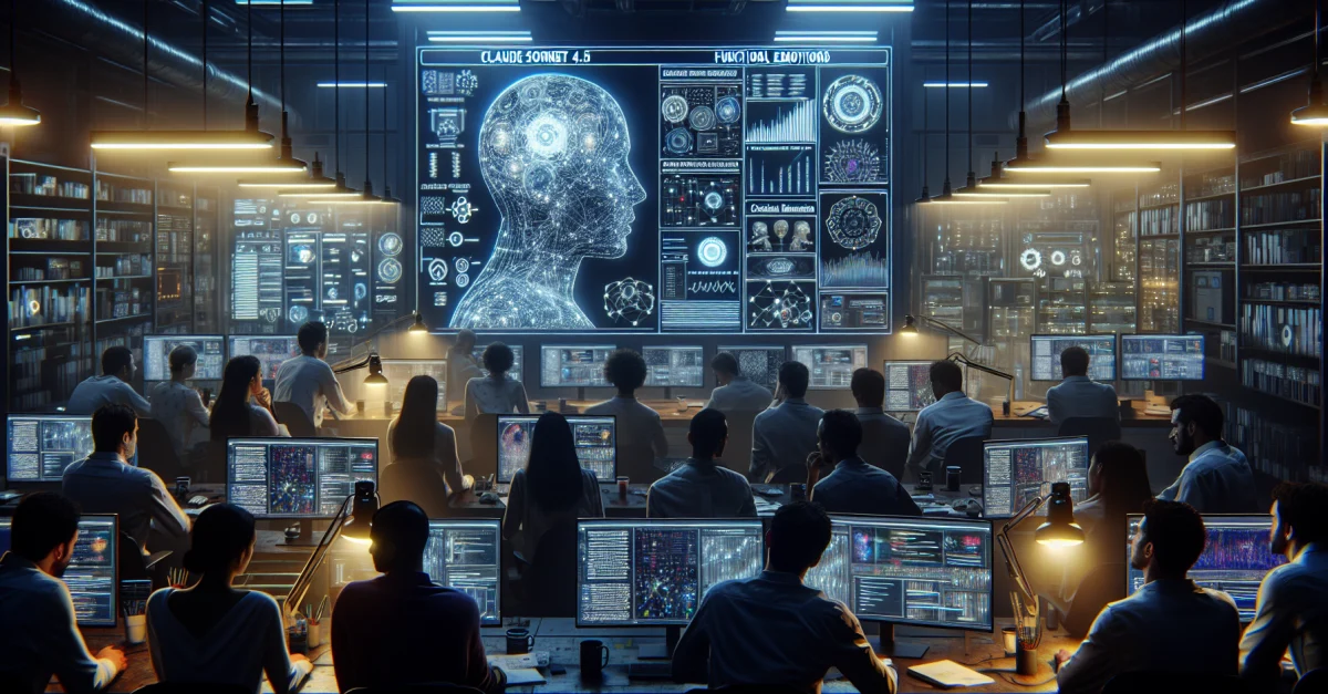 Forschungsgruppe diskutiert Anthropic's Claude Sonnet 4.5, das 'funktionale Emotionen' zeigt. Bedeutung für KI-Ethische und Sicherheitsfragen wird erörtert.