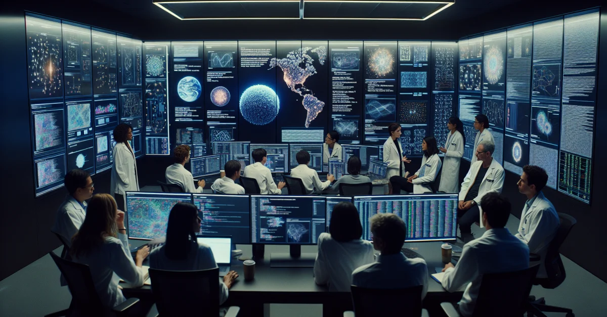 Ein internationales Team diskutiert leidenschaftlich über Weltmodelle in der KI-Forschung. Der Fokus liegt auf der neuen Definition durch OpenWorldLib.