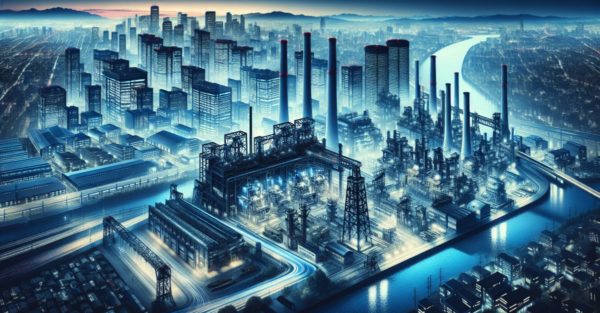 The Tokyo skyline symbolizes Japan's response to AI dominance by the USA and China. Industry giants unite for technological independence.