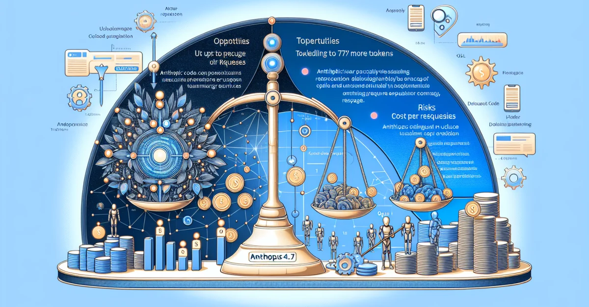 Die neue Tokenisierung in Anthropic's Opus 4.7 erhöht die Kosten pro Anfrage, da Texte in mehr Tokens zerlegt werden. Nutzer von Claude Code sind betroffen.