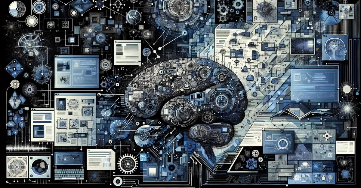 Illustration zur Einführung von OpenAI's GPT-5.5, die die Evolution der künstlichen Intelligenz und deren komplexe Aufgaben zeigt.