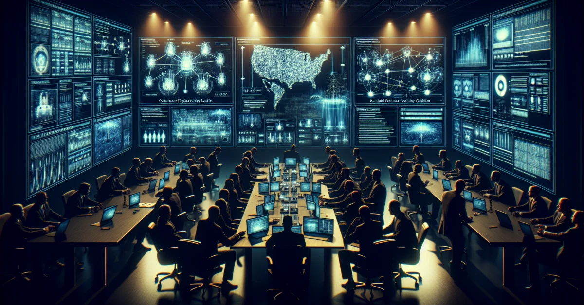 Cybersecurity-Experten analysieren KI-gestützte Systeme zur Fehlererkennung bei der DARPA AIxCC in Las Vegas. Fokus auf Software-Sicherheit.