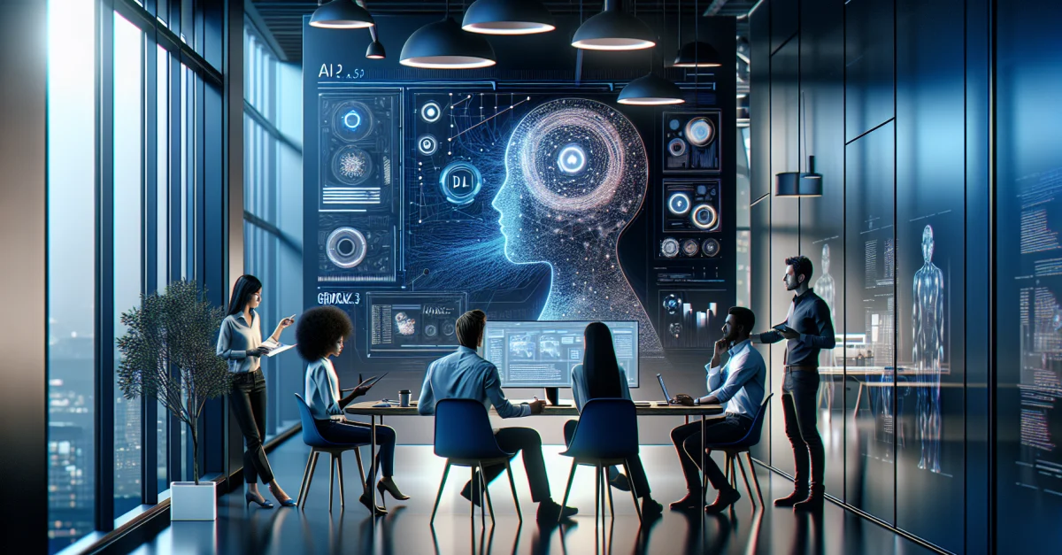Professionelle Zusammenarbeit im modernen Arbeitsumfeld mit dem neuen xAI Grok 4.3, das kreative Projekte unterstützt.