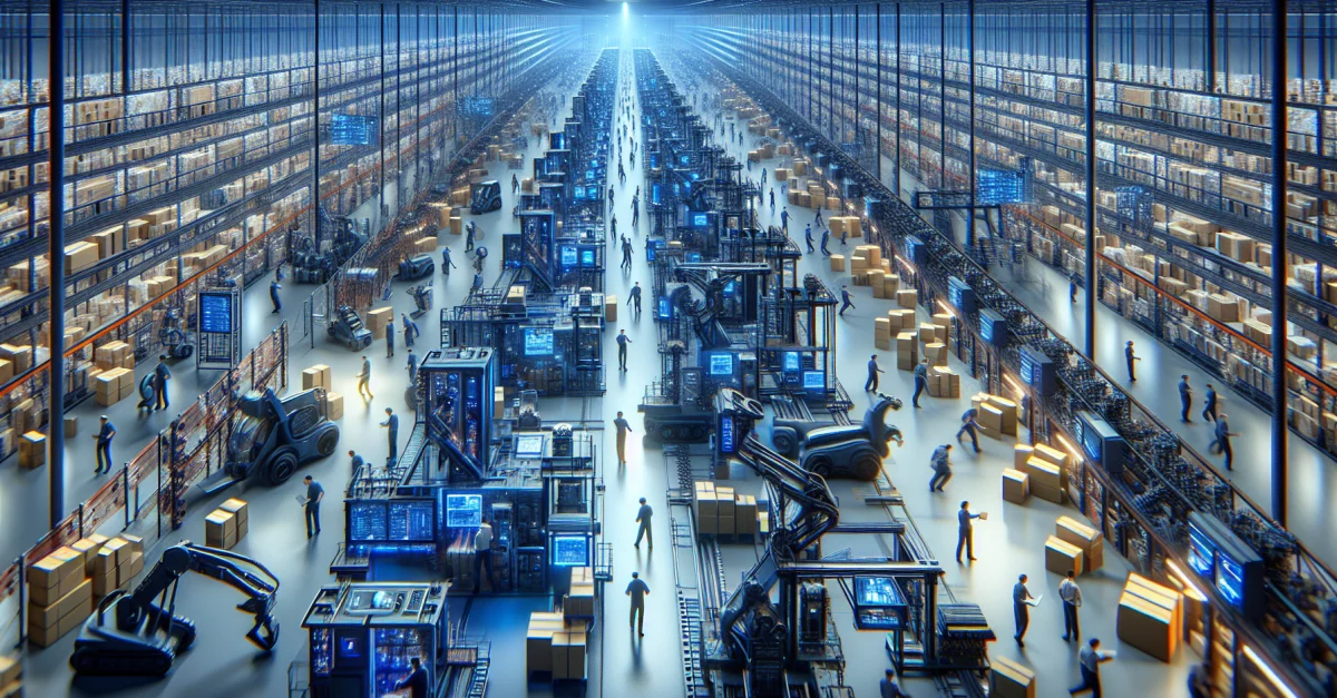 Amazon Supply Chain Services revolutioniert die Logistik mit innovativen Technologien und automatisierten Abläufen im Versand, Konkurrenz für DHL und UPS.