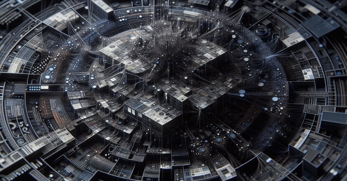 Eine digitale Darstellung von großen Sprachmodellen (LLMs) und Ranking-Plattformen, die die Komplexität von KI-Technologie zeigt. Die Bildsprache vermittelt die Analyse der Studien