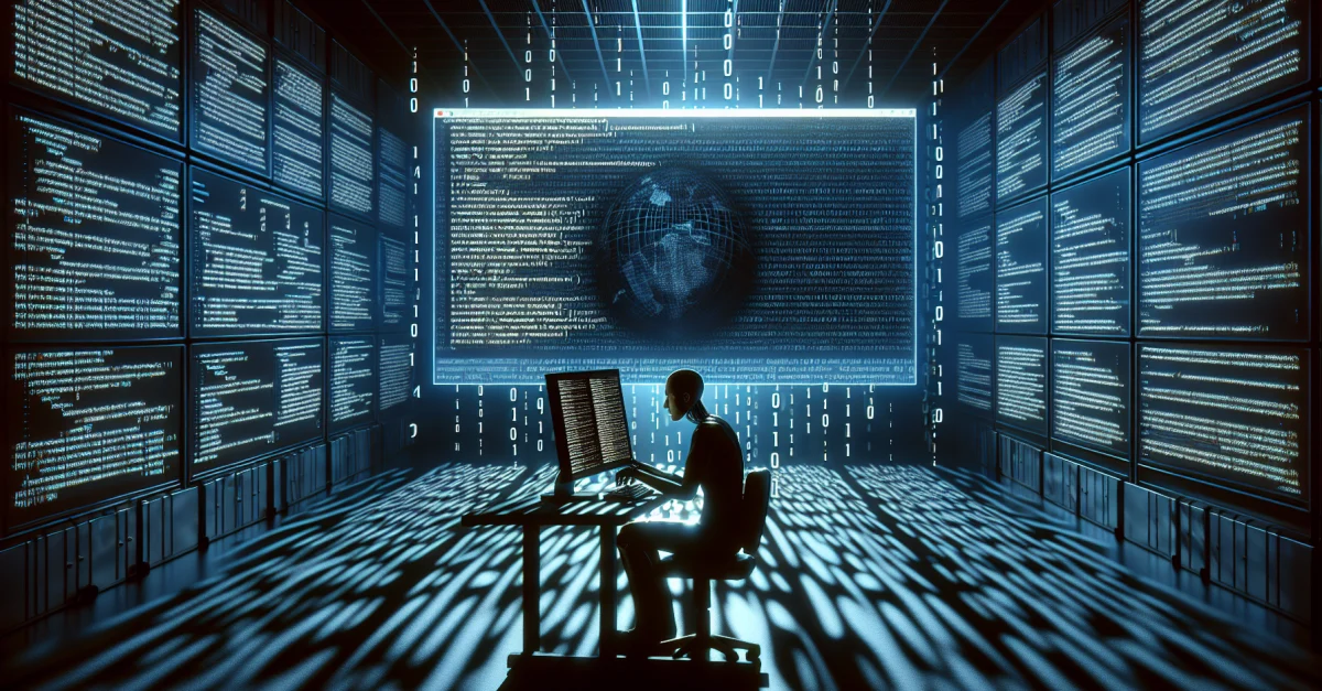 Claude entdeckt über 100 Sicherheitslücken im Firefox-Browser, was Fragen zur Cybersicherheit aufwirft. Bild zeigt Code und digitale Bedrohungen.
