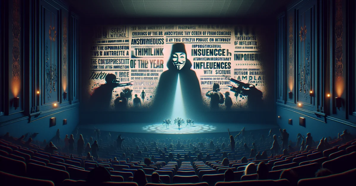 Ein Publikum in einem Kino, das einen Film über die kulturellen Einflüsse von Banksy und die Rolle von Musik-Apps sieht. Ein potenzieller Anwärter auf den Filmtitel des Jahres.