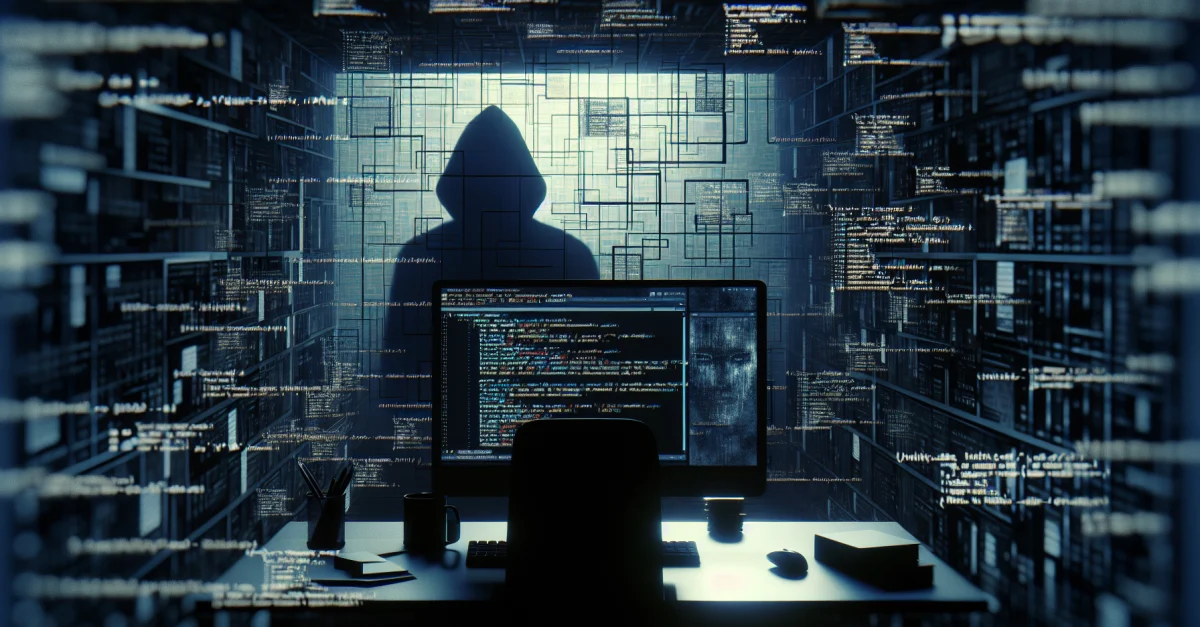 Entwicklerarbeitsplatz mit Code-Snippets, der die Debatte über Datenschutz und KI-Training bei GitHub symbolisiert.